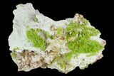 Vibrant Green Pyromorphite Crystal Cluster - China #128579-1